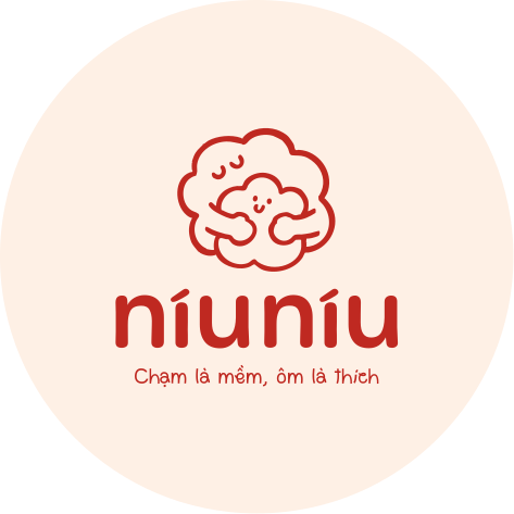 níu níu round sticker, 40 millimeter diameter